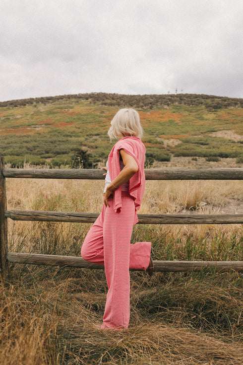 Road Trip Pant // Pink Stripe